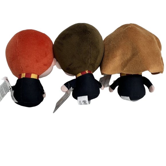 Harry Potter Plush Characters Harry Ron Hermione By YuMe Stuffed Figures New - Picture 2 of 12